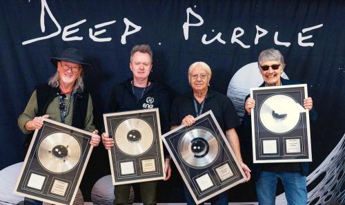 Deep Purple with =1 platinum award from Czechia