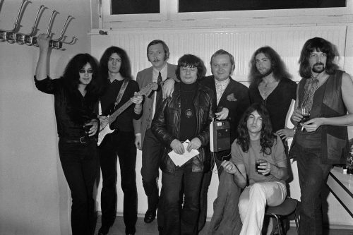  Deep Purple before their performance in Münster, 1970. Photo: Westfälische Nachrichten.